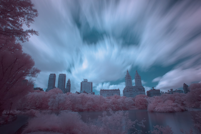 Central Park in Infrared (Channel Swapped)