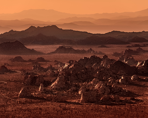 Sunset on Mars